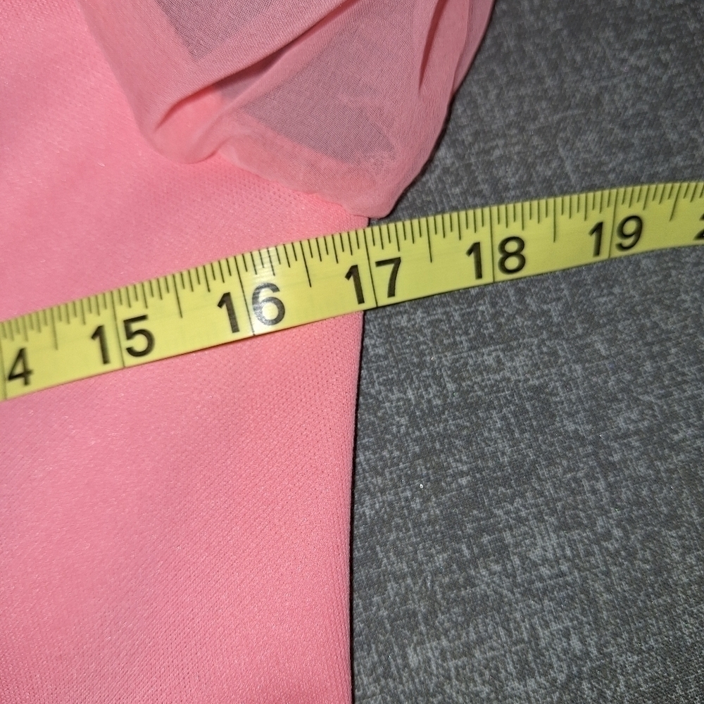 Vintage Retro Pink Peach Maxi Dress - Picture 8 of 10